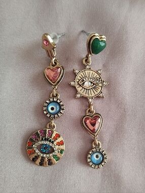 Betsey Johnson Protection Earrings